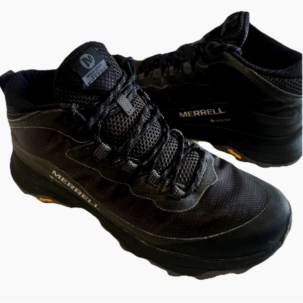 Merrell FloatPro Moab Speed GTX Mens 9.5 Black Go… - image 4
